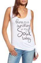 Women's Caslon Graphic Tank - White