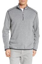 Men's Tommy Bahama Huddle Up Half Zip Pullover - Black