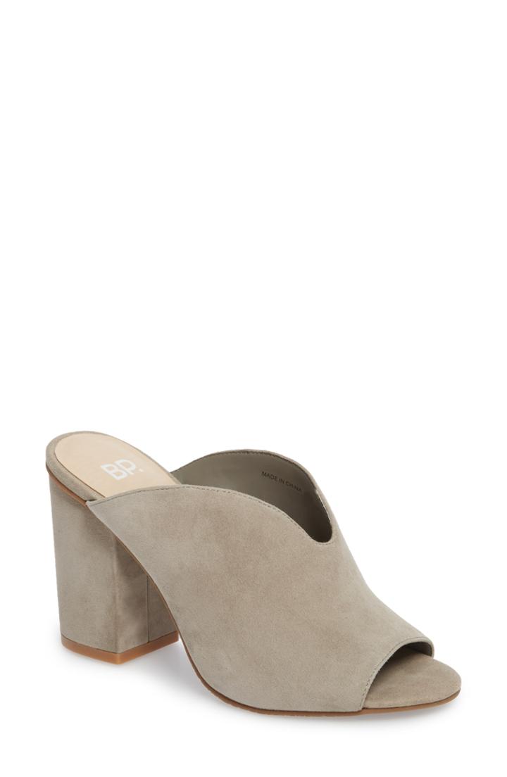 Women's Bp. Tonya Open Toe Mule .5 M - Grey