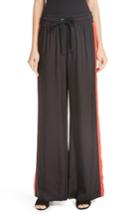 Women's Cinq A Sept Sierra Side Stripe Pants, Size - Black
