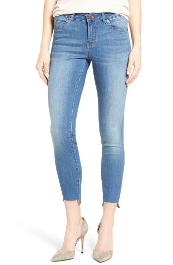 Women's Caslon Stretch Step Hem Ankle Skinny Jeans