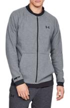 Men's Under Armour Unstoppable Double Knit Bomber Jacket - Grey