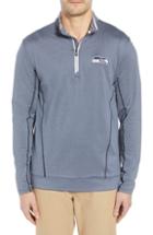 Men's Cutter & Buck Endurance Seattle Seahawks Fit Pullover, Size Medium - Blue