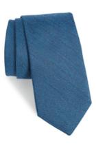Men's Bonobos Solid Wool & Silk Blend Tie, Size - Blue
