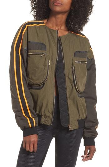 Women's P.e Nation The Record Run Jacket - Green