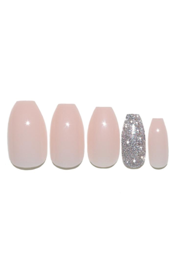 Static Nails Ballet Slippers Pop-on Reusable Manicure Set -