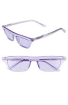 Women's Quay Australia Finesse 35mm Sunglasses - Violet/ Violet