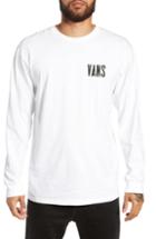 Men's Vans Type Stacker Long Sleeve T-shirt, Size - White