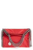Stella Mccartney 'tiny Falabella' Faux Leather Crossbody Bag - Red