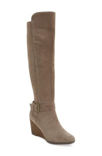 Women's Sole Society Paloma Over The Knee Boot .5 M - Grey