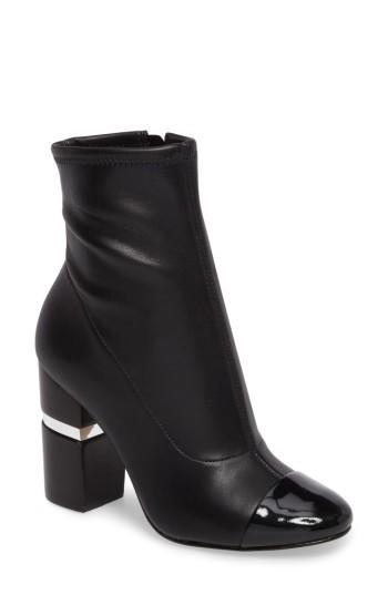 Women's Marc Fisher D Prisa Cap Toe Bootie, Size 5 M - Black
