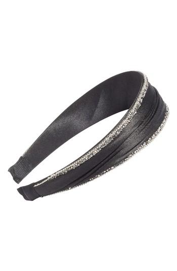Cara Sparkle Headband, Size - Black