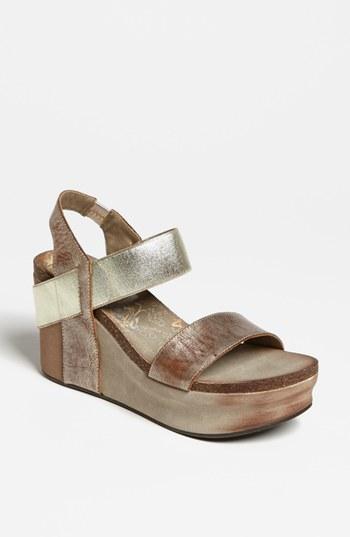 Women's Otbt 'bushnell' Wedge Sandal M - Metallic