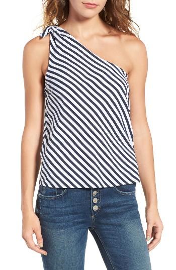 Women's Splendid Stripe One-shoulder Top