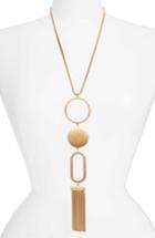 Women's Halogen Geo Tassel Statement Necklace