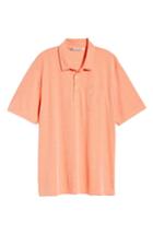 Men's Travis Mathew East Cape Pique Polo, Size - Pink