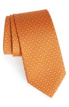 Men's Salvatore Ferragamo Lamp Print Tie, Size - Orange