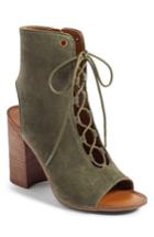 Women's Sarto By Franco Sarto Steffie Peep Toe Bootie M - Green