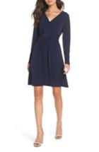Women's French Connection Alexia Crepe Jersey A-line Dress - Blue