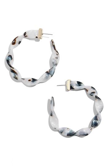 Women's Baublebar X Micaela Erlanger Weekend Warrior Resin Hoop Earrings