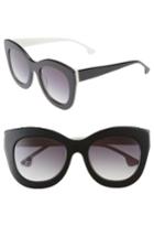 Women's Alice + Olivia Madison 56mm Cat Eye Sunglasses -