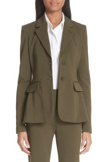 Women's Altuzarra Two Button Blazer Us / 36 Fr - Green