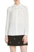 Women's Maje Ciel Embellished Blouse - White