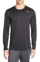 Men's Nike 'legend 2.0' Long Sleeve Dri-fit Training T-shirt - Black