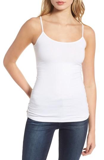 Junior Women's Bp. Stretch Camisole, Size - White