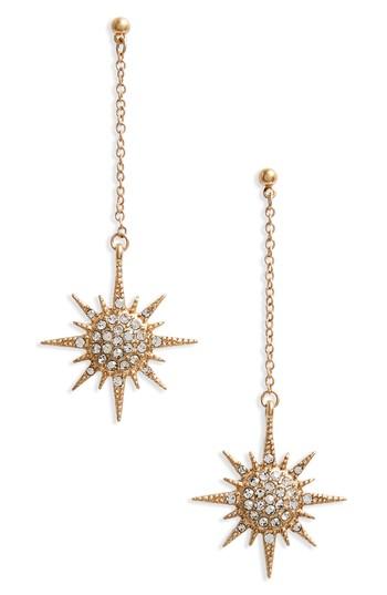Women's Shoshanna Lee Starburst Crystal Drop Earrings