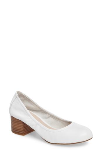 Women's Caslon Shelby Pump .5 M - White
