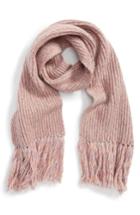 Women's Rag & Bone Devin Wool Blend Scarf, Size - Pink