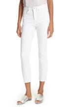 Women's La Vie Rebecca Taylor Clemence Crop Jeans - White