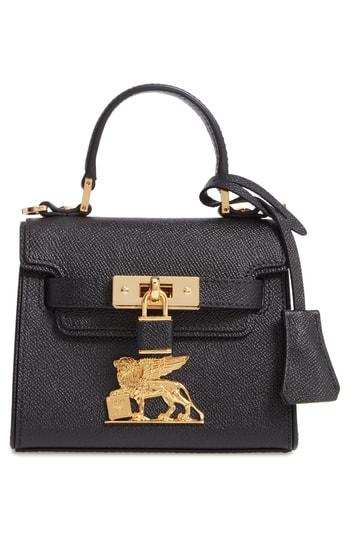 Mcm Extra Mini Rgb Satchel - Black