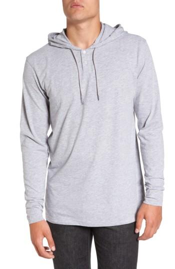 Men's Rvca Pick Up Lightweight Henley Hoodie