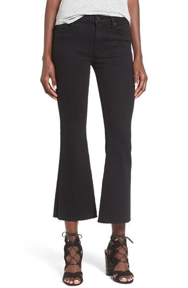 Women's Hudson Jeans 'mia' Raw Hem Crop Flare Jeans
