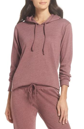 Women's Alternative Cozy Pullover Hoodie - Burgundy