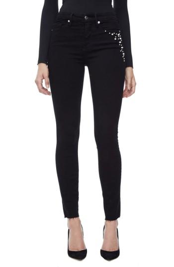 Women's Good American Good Legs High Waist Ankle Skinny Jeans - Black