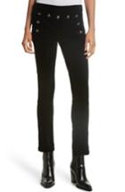 Women's Veronica Beard Jane Velvet Jeans - Black