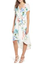 Women's Row A Tie Sleeve Maxi Dress, Size - Red
