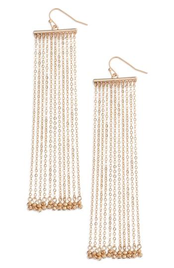 Women's Treasure & Bond Linear Fringe Statement Earrings
