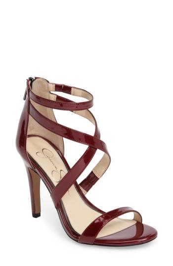 Women's Jessica Simpson Ellenie Sandal .5 M - Red
