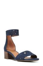 Women's Sarto By Franco Sarto 'fidela' Block Heel Sandal M - Blue