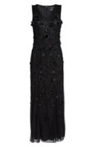 Women's Pisarro Nights Embellished 3d Floral Maxi Dress - Black