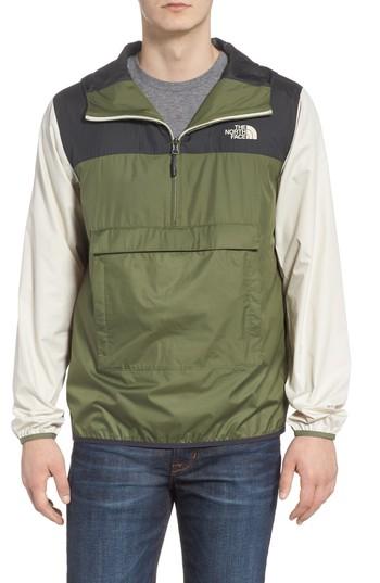 Men's The North Face Fanorak Pullover - Green
