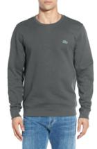 Men's Lacoste 'sport' Crewneck Sweatshirt (l) - Grey