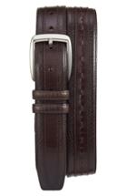 Men's Mezlan 'ascot/perseo' Leather Belt - Brown