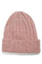 Women's Vince Ribbed Beanie - Pink
