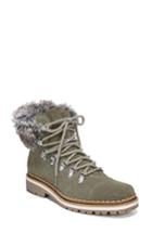 Women's Sam Edelman Bowen Faux Fur Trim Bootie M - Green