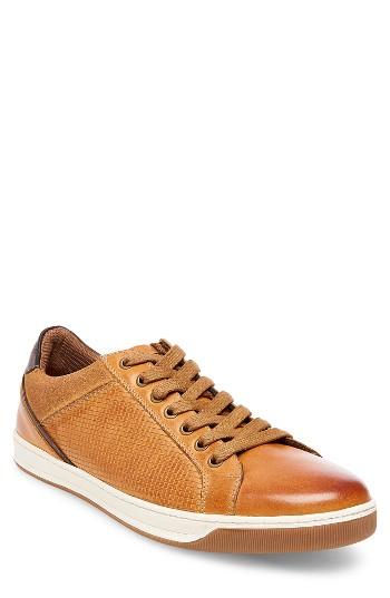 Men's Steve Madden Croon Embossed Sneaker .5 M - Brown